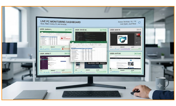 Remote PC monitoring software