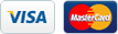 Visa and Mastercard payment logos